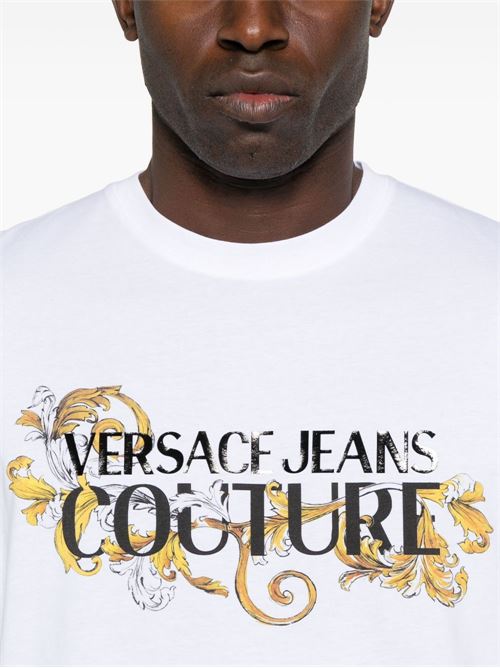 T-shirt uomo maniche corte Versace jeans Couture | 78GAHC05CJ01CG03